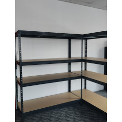 Regał warsztatowy na nity 180x150x60 cm 4 półki 400 kg