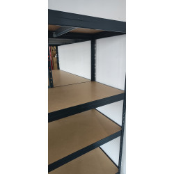 Regał warsztatowy na nity 180x150x60 cm 4 półki 400 kg