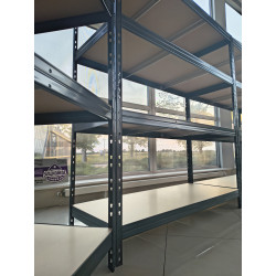 Regał warsztatowy na nity 180x180x60 cm 4 półki 400 kg