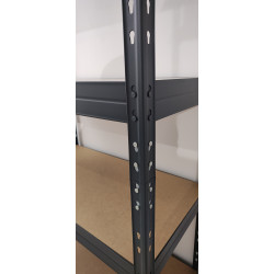 Regał warsztatowy na nity 180x90x45 cm 4 półki 360 kg