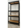 Regał warsztatowy na nity 180x90x45 cm 4 półki 360 kg