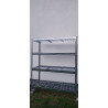 Regał ażurowy zatrzaskowy 180x150x60 cm 4 półki 400 kg