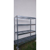 Regał ażurowy zatrzaskowy 180x150x60 cm 4 półki 400 kg