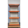 Regał magazynowy metalowy nit-klick 192x100x50 cm 4 półki 300 kg
