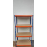 Regał magazynowy metalowy nit-klick 192x100x50 cm 4 półki 300 kg