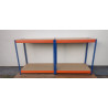 Regał magazynowy metalowy nit-klick 192x100x50 cm 4 półki 300 kg