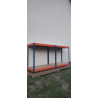 Regał magazynowy metalowy nit-klick 192x100x50 cm 4 półki 300 kg