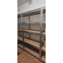 Regał metalowy ocynkowany 192x100x50 cm 5 półek 300 kg