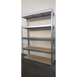 Regał magazynowy skręcany ocynk 180x120x40 cm 5 półek 200 kg