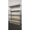 Regał magazynowy skręcany ocynk 180x120x40 cm 5 półek 200 kg
