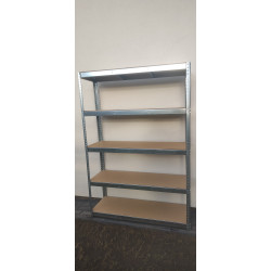 Regał magazynowy skręcany ocynk 180x120x40 cm 5 półek 200 kg