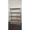 Regał magazynowy skręcany ocynk 180x120x40 cm 5 półek 200 kg