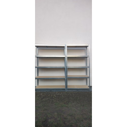 Regał magazynowy skręcany ocynk 180x120x40 cm 5 półek 200 kg