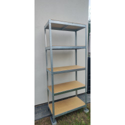 Regał magazynowy skręcany ocynk 210x91x46 cm 5 półek 280 kg