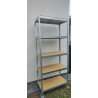 Regał magazynowy skręcany ocynk 210x91x46 cm 5 półek 280 kg