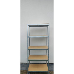 Regał magazynowy skręcany ocynk 210x91x46 cm 5 półek 280 kg