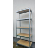 Regał magazynowy skręcany ocynk 210x91x46 cm 5 półek 280 kg