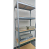 Regał magazynowy skręcany ocynk 210x91x46 cm 5 półek 280 kg