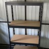 Regał warsztatowy na nity 180x90x45 cm 4 półki 360 kg