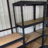 Regał warsztatowy na nity 180x90x45 cm 4 półki 360 kg