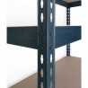 Regał warsztatowy na nity 180x150x60 cm 4 półki 400 kg
