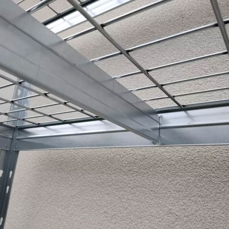 Regał ażurowy zatrzaskowy 180x120x45 cm 4 półki 300 kg